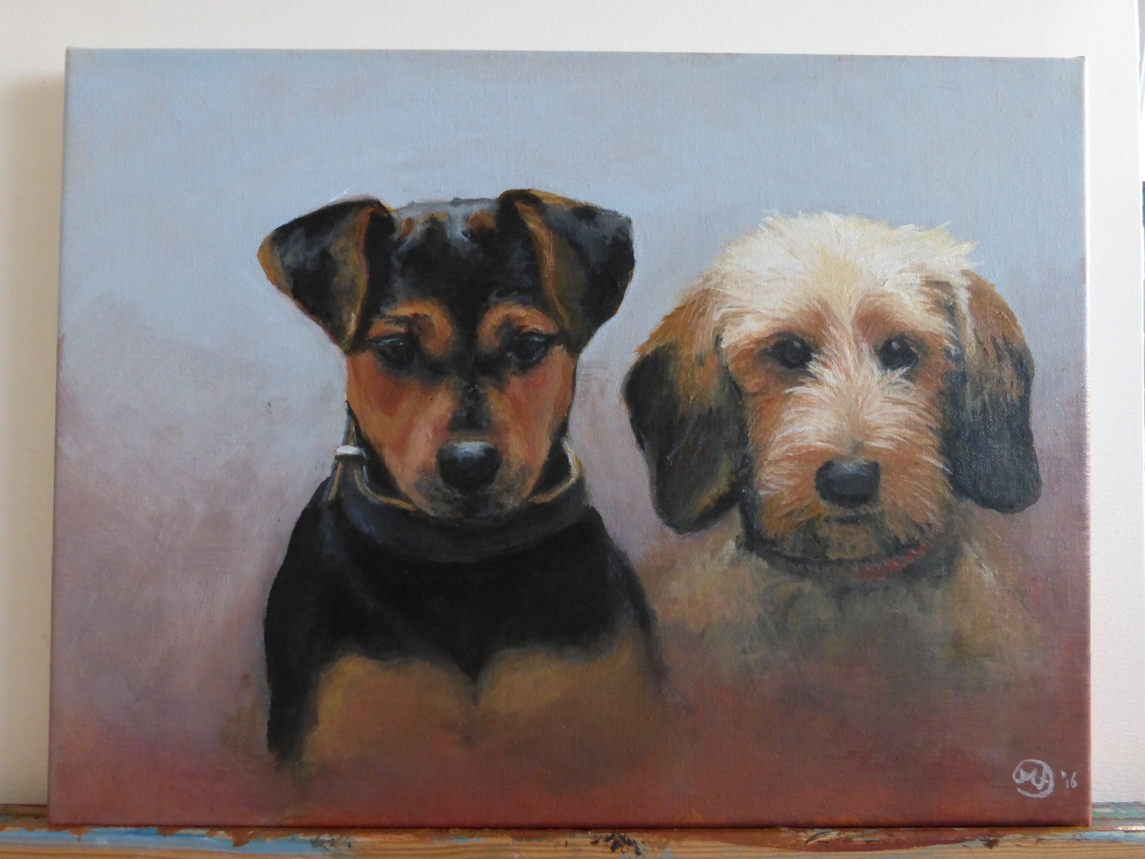 Portret in opdracht: twee trouwe vrienden